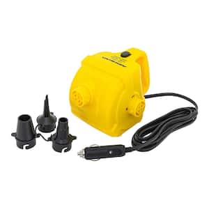 12 Volt Inflatable Water Toy Pump for Tubes, Floaties, and Paddle Boards
