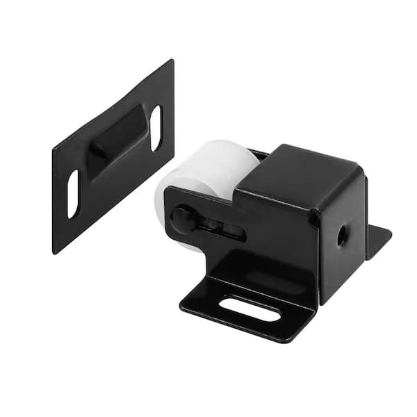 Prime-Line Pocket Door Privacy Lock with Pull, Matte Black, 3-3/4 in. (Single Pack)