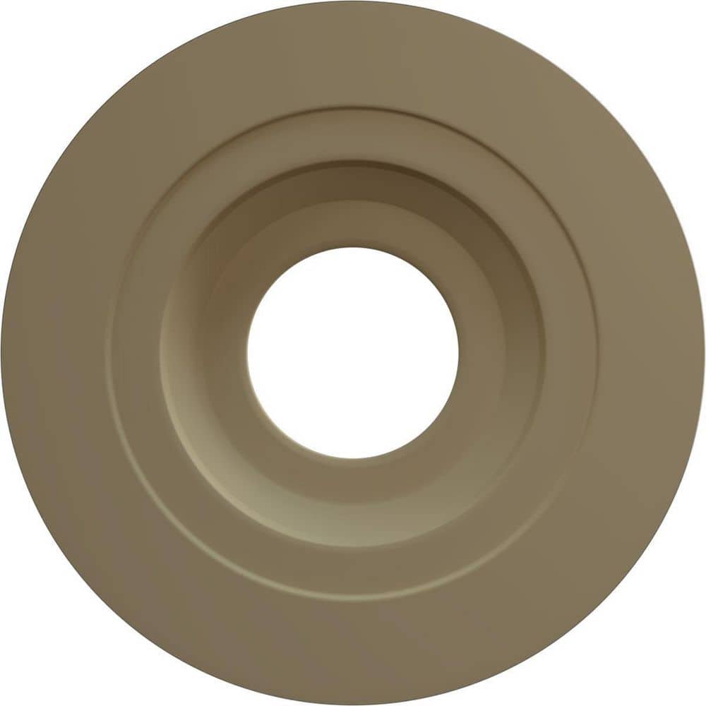 Jet Black Polyurethane Leaf Ceiling Medallion