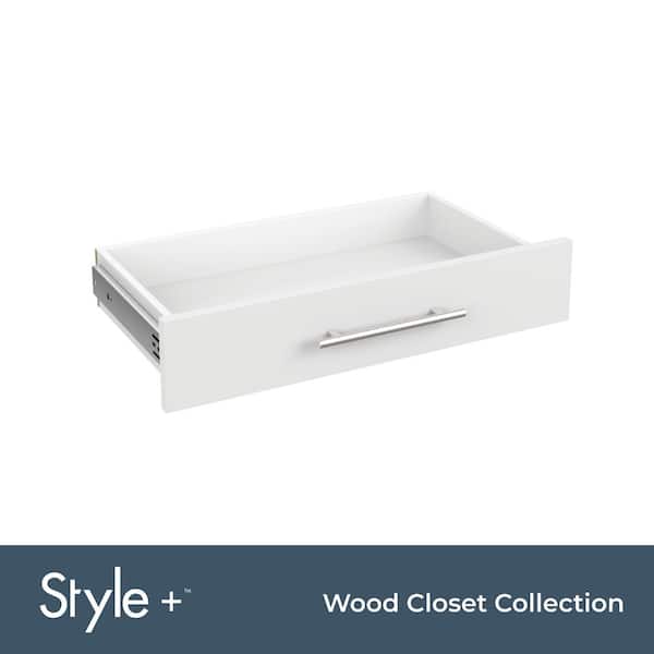 ClosetMaid Style+ 5 in. x 25 in. White Modern Drawer Kit for 25 in. W Style+ Tower