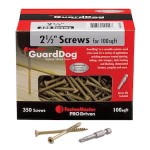 GuardDog #10 x 2-1/2 in. Torx Drive, Bugle Head Exterior Wood Screw (350-Pack)