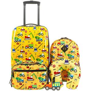 multi colored luggage sets