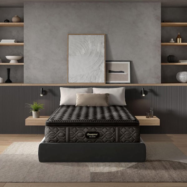 Black Series 1 King Medium Pillow Top 14.75 in. Mattress
