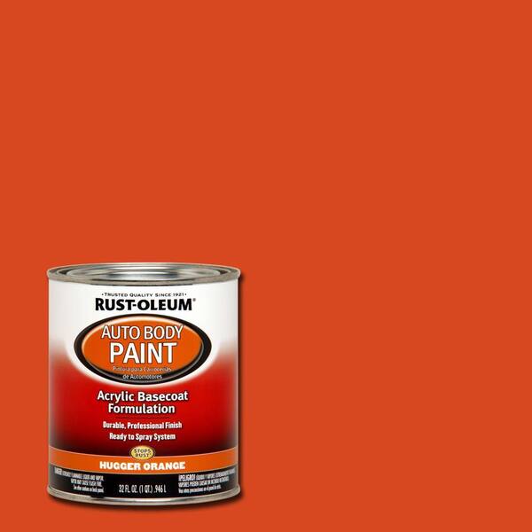 Rust-Oleum Automotive 1 qt. Hugger Orange Auto Body Acrylic Paint (2-Pack)