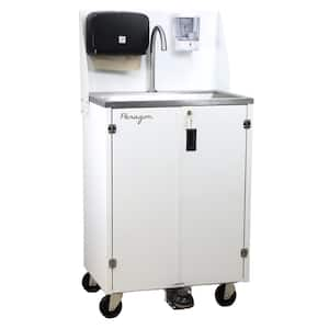 Pro Series Portable 5 Gal. 18.5 in. D x 26 in. Freestanding Laundry/Utility Sink in White