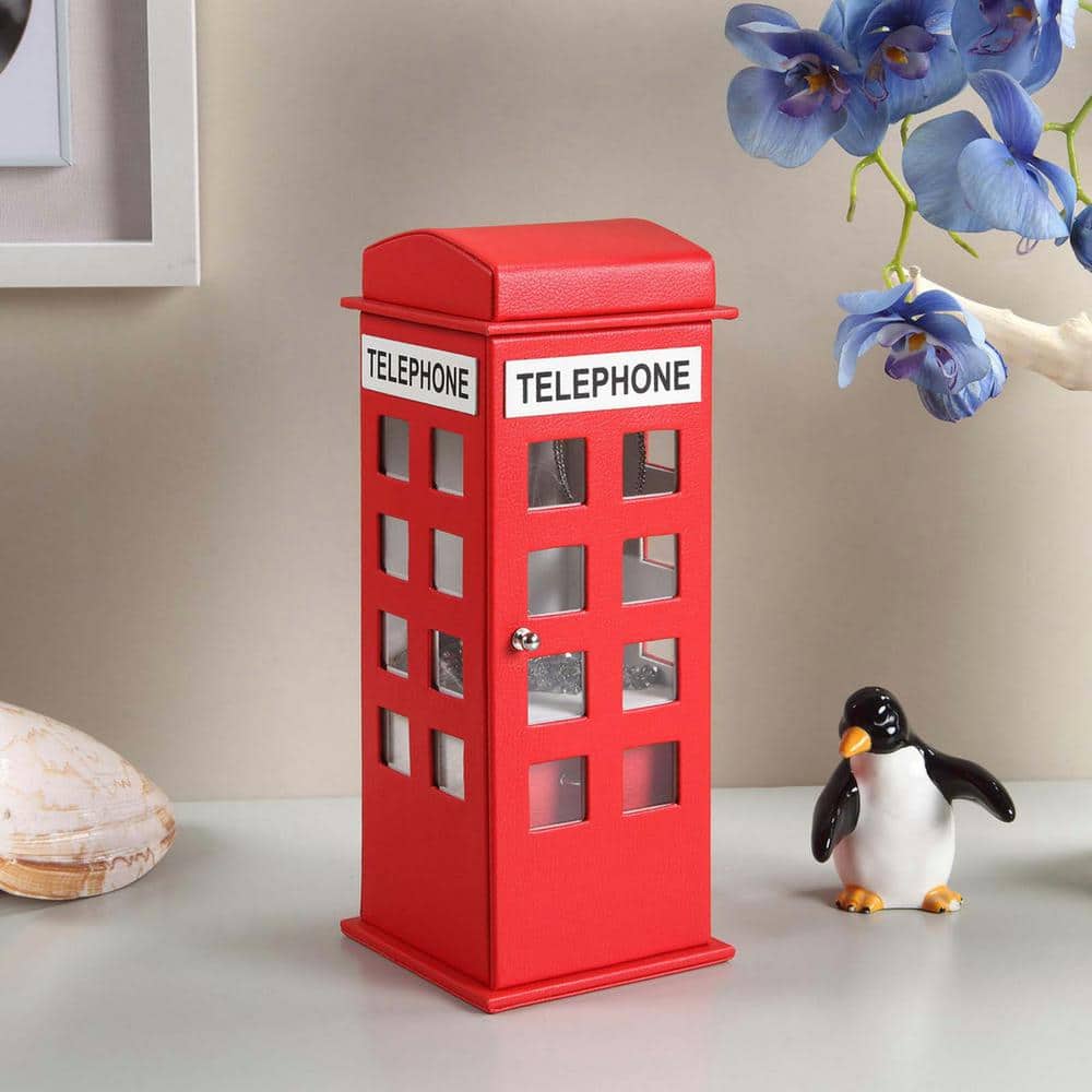 Jewelry Boxes, Telephone Design Leather Jewelry Boxes, Open Design Jewelry 