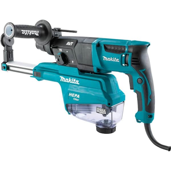 Makita 1 in. SDS-PLUS AVT Rotary Hammer, w/HEPA Dust Extractor, 3