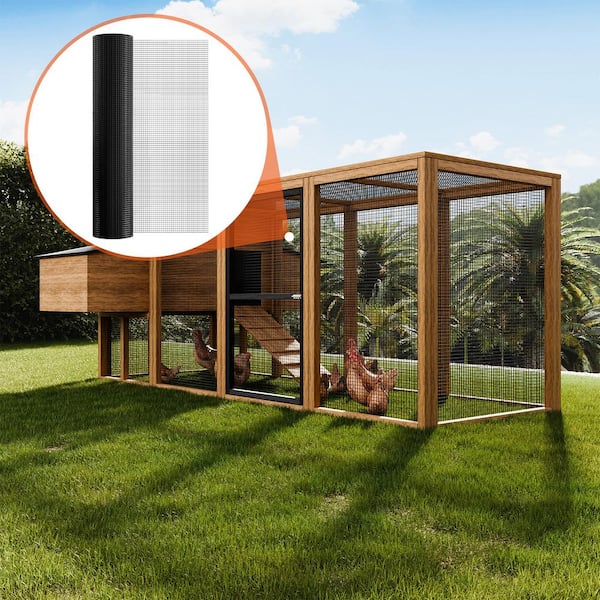 Hardware Cloth 1/2 in. Mesh4 ft. x 50 ft. Galvanized Wire Mesh Roll 19 gal. Chicken Wire Fence Roll