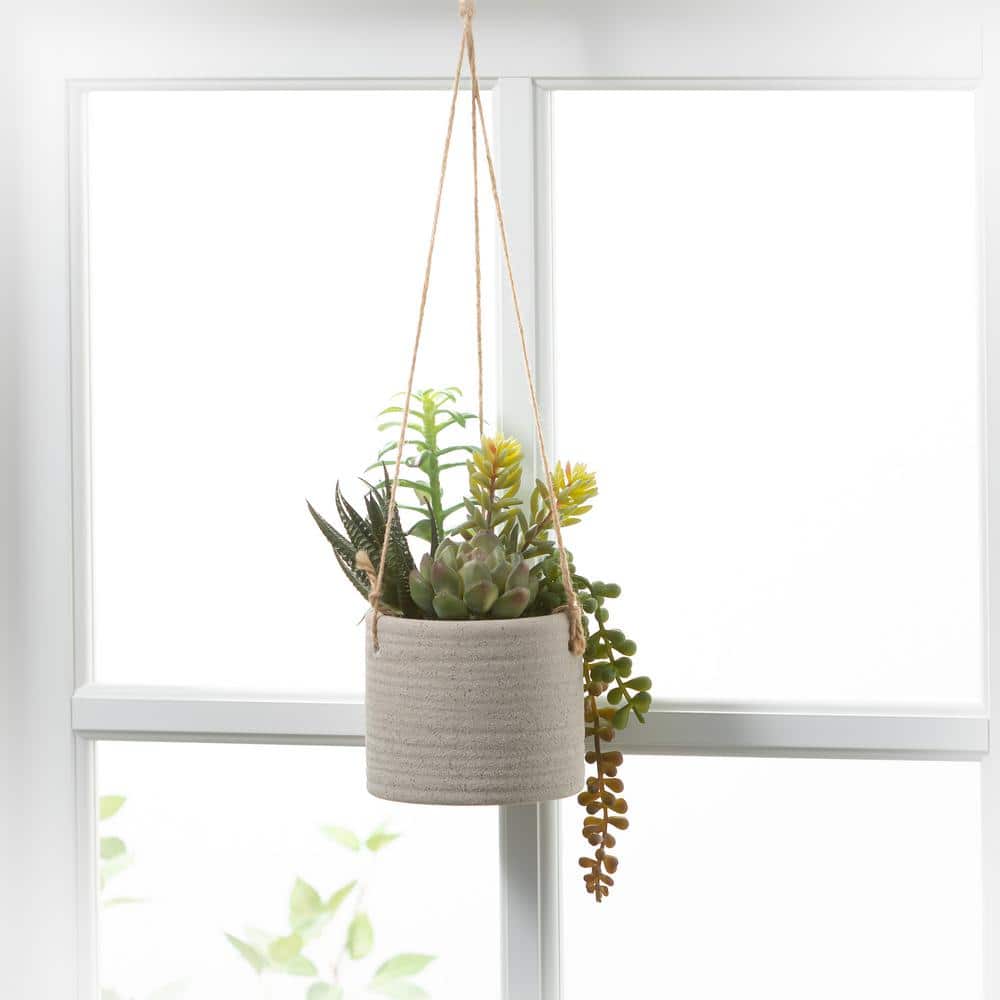 3pcs Artificial Fake String of Pearls Plant Faux Succulents Hanging Plants  for Wall Home Garden Decor