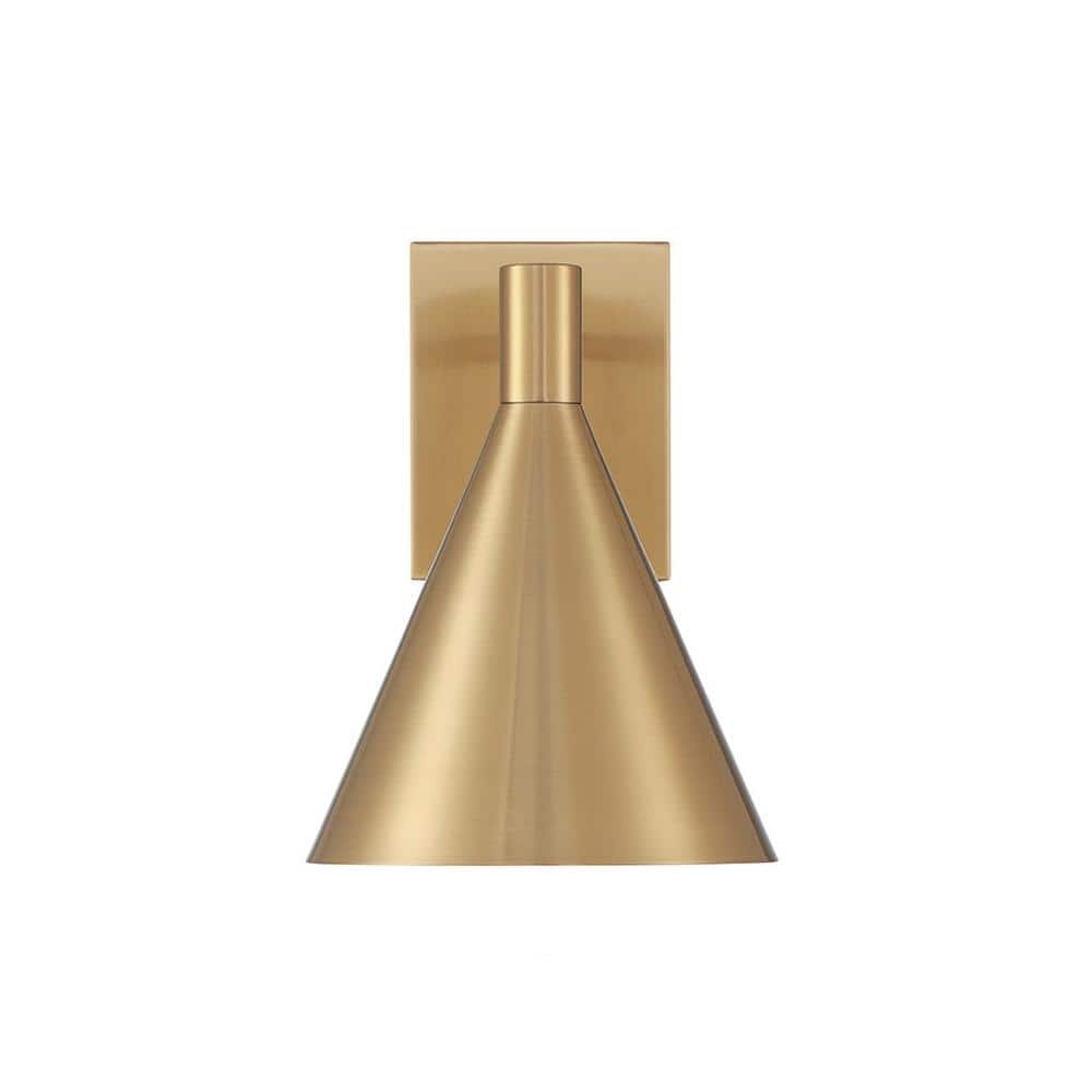 Noble Brass Adjustable Metal Shade Dimmable Sconce