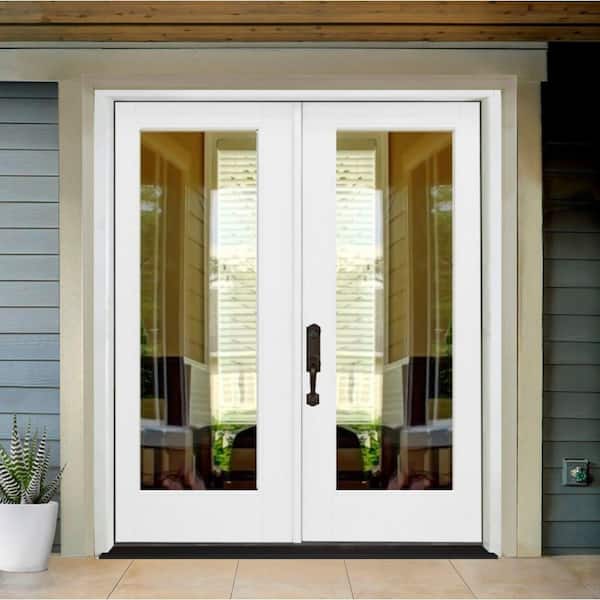 Steves & Sons Legacy 72 in. x 80 in. Primed Right Hand