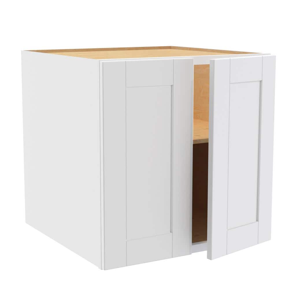 Washington Vesper White Plywood Shaker Stock Assembled Wall Kitchen Cabinet 24 in. x 24 in. x 24 in. Soft Close price history on PriceWatchPro