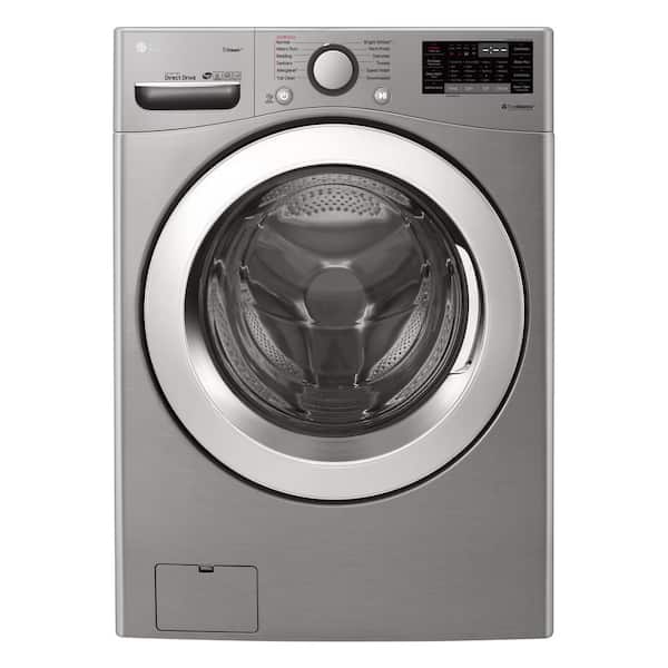LG 4.5 cu.ft. High Efficiency Large Smart Front Load Washer with Steam and Wi-Fi Enabled in Graphite Steel, ENERGY STAR