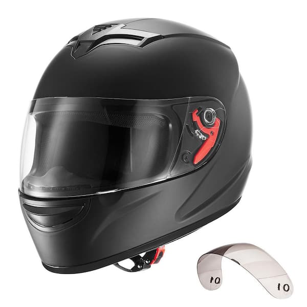 SKYSHALO Motorcycle Helmet, Matte Black, M Adult Motocross Dirt Bike Helmet with Clear Dual Visor for Men & Women MTCQKMMHS0006AI58002V0 - The Home Depot SKYSHALO Motorcycle Helmet, Matte Black, M Adult Motocross Dirt Bike Helmet with Clear Dual Visor for Men & Women MTCQKMMHS0006AI58002V0 - The Home Depot