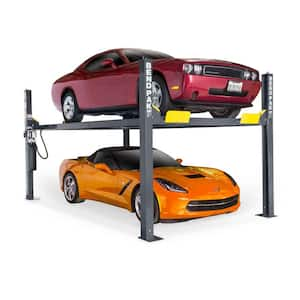 HD-9 Parking 4 Post Car Lift 9000 lb Capacity - Freestanding Design with Adjustable Runways and 220V Power Unit Included