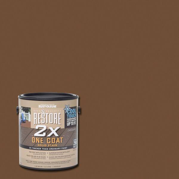 Rust-Oleum Restore 1 gal. 2X Chocolate Cool Touch Deck Stain
