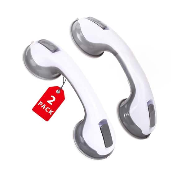 12 in. Non-Slip Safety Grab Bar Waterproof No Drill Installation for Bathroom Bathtub Support
