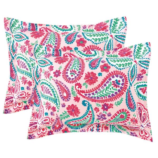 Watercolor 3-Piece Multicolored Twin Comforter Set