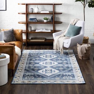 Endfield Blue 1 ft. 11 in. x 3 ft. Area Rug