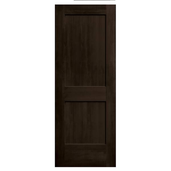 JELD-WEN 32 in. x 80 in. Monroe Espresso Stain Solid Core Molded Composite MDF Interior Door Slab