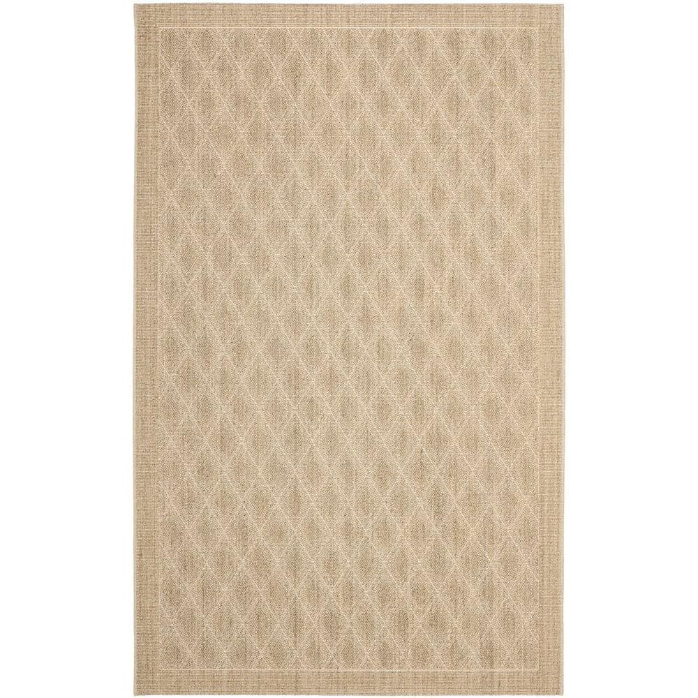 Palm Beach Sand 4 ft. x 6 ft. Border Area Rug price history on PriceWatchPro