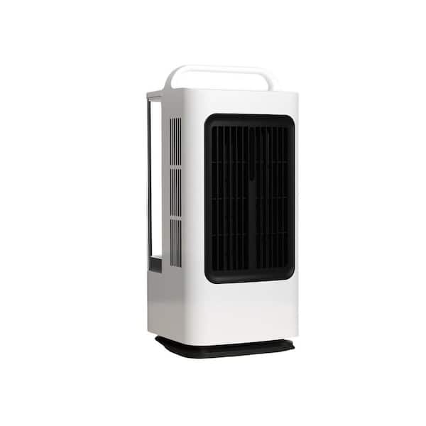 1700ml Evaporative Mini Portable Air Conditioner with Remote, 120° Oscillation, 3 Speeds, 1-7H Timer for Bedroom No heat