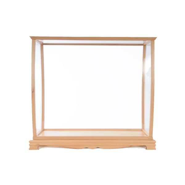 HomeRoots Amelia Display Case for Midsize Tall Ship Clear Finish