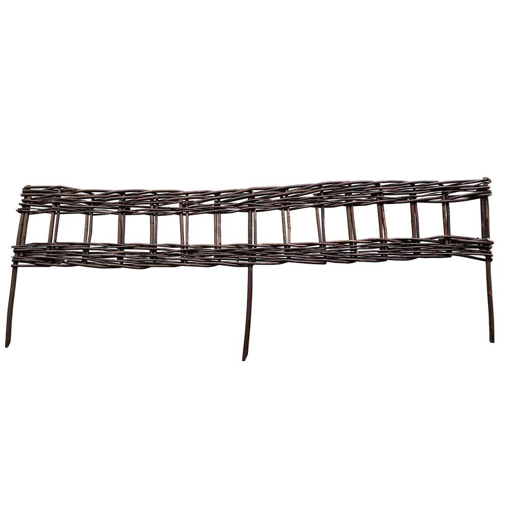 4 ft. Woven Willow Edging with Vertical Cross Sections Pattern (2-Pieces) price history on PriceWatchPro
