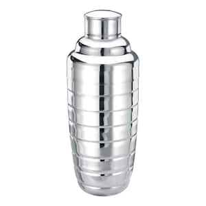 24 oz. Stainless Steel 3-Piece Beehive Bar Shaker