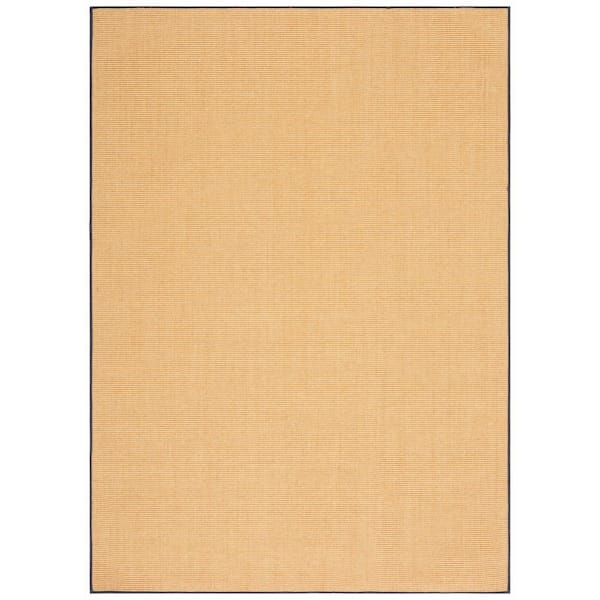 SAFAVIEH Martha Stewart Natural/Gray 8 ft. x 10 ft. Basket Marle Area Rug
