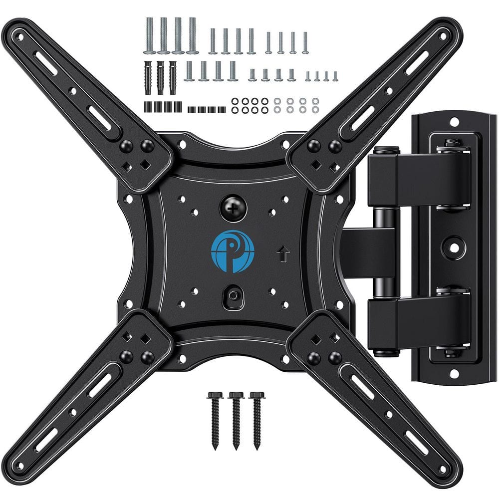 Full‑Motion TV Wall Mount for 26-65 in. TVs, Holds Up to 77 lbs. Max VESA 400 x 400 mm