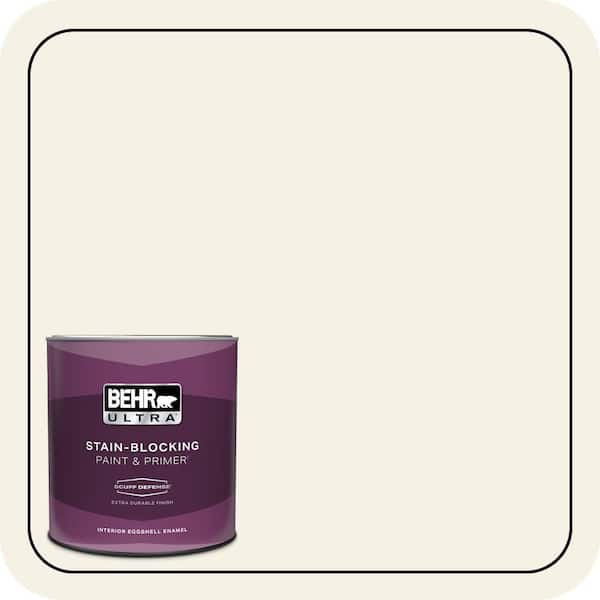 BEHR ULTRA 1 qt. #BWC-07 Cotton Blossom Extra Durable Eggshell Enamel Interior Paint & Primer