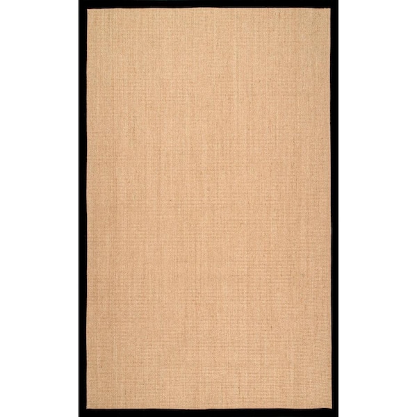 nuLOOM Orsay Casual Sisal Black 10 ft. x 14 ft. Area Rug