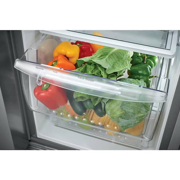 Frigidaire Gallery® 25.6 Cu. Ft. Black Stainless Steel Side-by-Side  Refrigerator