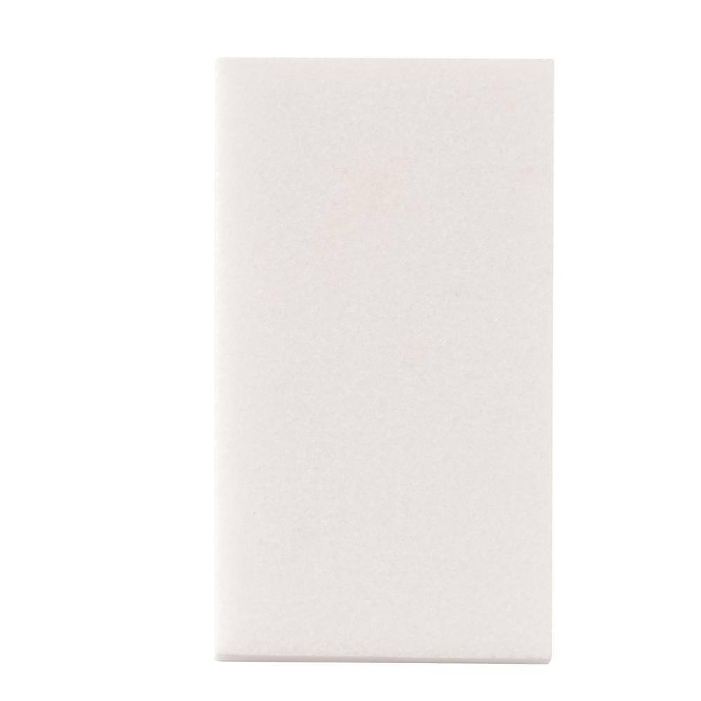 Thassos White 3x6 Honed Marble Subway Tile