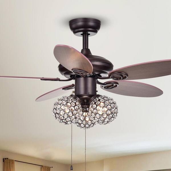 Breezary Enclosed/Low Profile 20-in Black with Abs Blades
