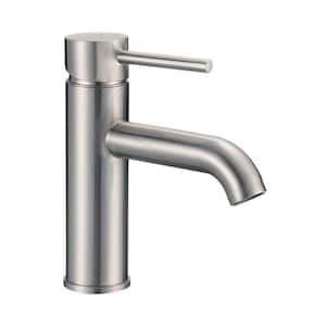Melrose 7 in. Single-Handle Single-Hole Bathroom Faucet in Brushed Nickel