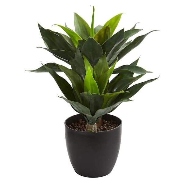 Nearly Natural Indoor 21 in. Agave Artificial Plant