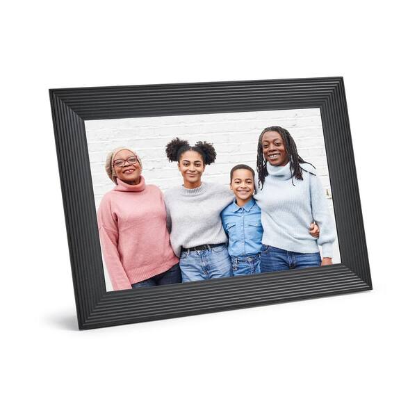 AURA FRAMES Carver Luxe Digital Media Frame in Gravel