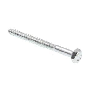 1/4 in. x 3 in. Zinc Plated Steel A307 Grade A Hex Lag Screws (100-Pack)