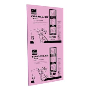 FOAMULAR 150 2 in. x 4 ft. x 8 ft. R-10 Unfaced Squared Edge Insulation Sheathing