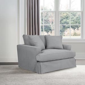 Ciara Slate Gray Fabric Arm Chair