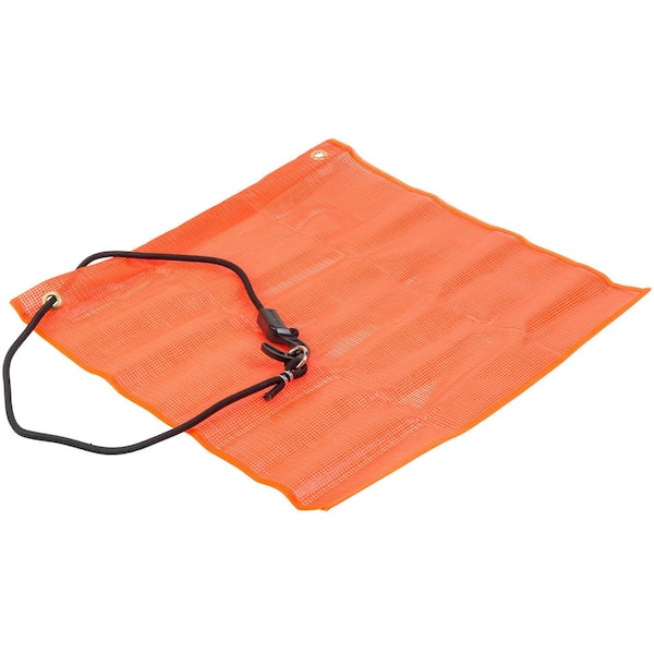 Orange Bungee Safety Flag