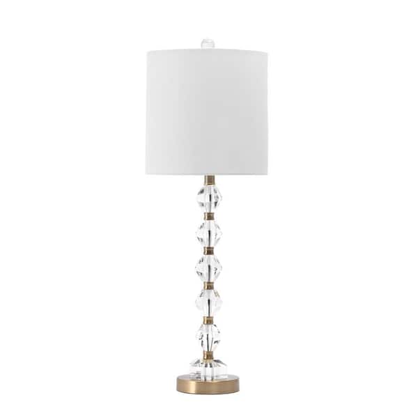 Clear Crystal Contemporary Table Lamp, Contemporary Table Lamps For Living Room