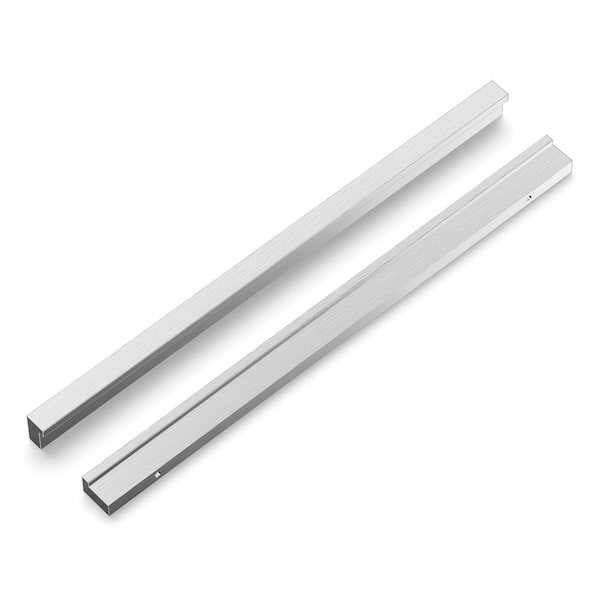 HICKORY HARDWARE Streamline 8-13/16 in. (224 mm) Center-to-Center Toasted Nickel Aluminum Finger Pull 1 Pack