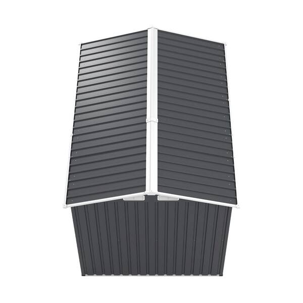 6 ft. W x 8 ft. D Metal Shed with Lockable Door (48 sq. ft