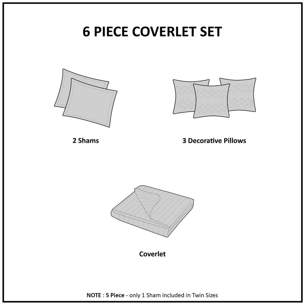Aqua Blue Cotton Reversible Coastal Quilt Set, Full