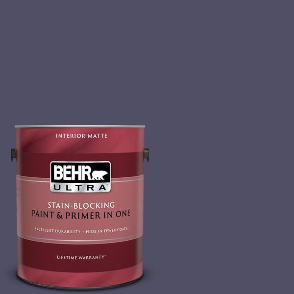 BEHR ULTRA 1 gal. #UL250-23 Mardi Gras Matte Interior Paint and Primer in One