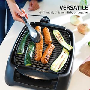 Thermostat Controlled Non-Stick Indoor Grill, 1000-Watt Black (GD1632NLB)
