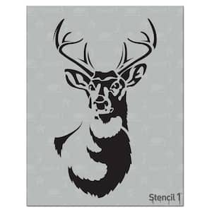 Antlered Deer Stencil